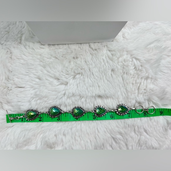 🌈🐠 Rainbow Titanium Fish 925 Necklace Bracelet & Earrings ONLY - Picture 11 of 14